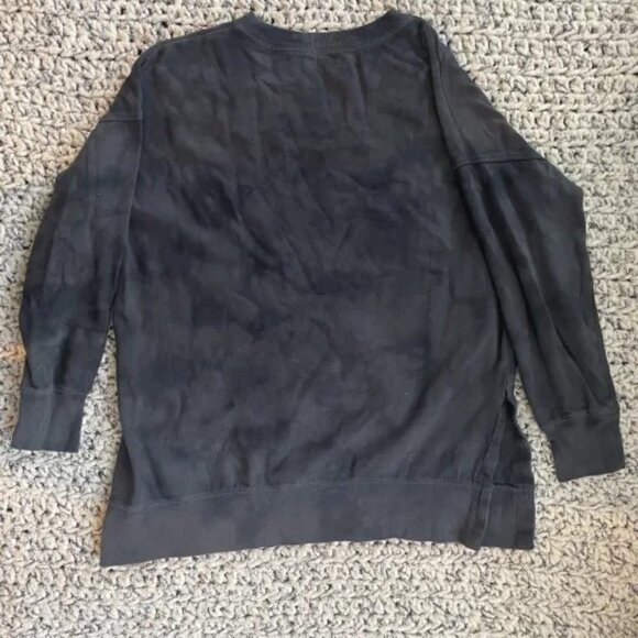 Small Subtle Black Tie Dye Sweatshirt. - Picture 2 of 2